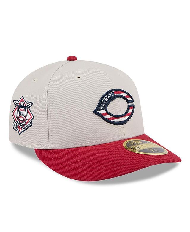 New Era Mens Red Cincinnati Reds 2024 Fourth of July Low Profile 59FIFTY Fitted Hat Product Image