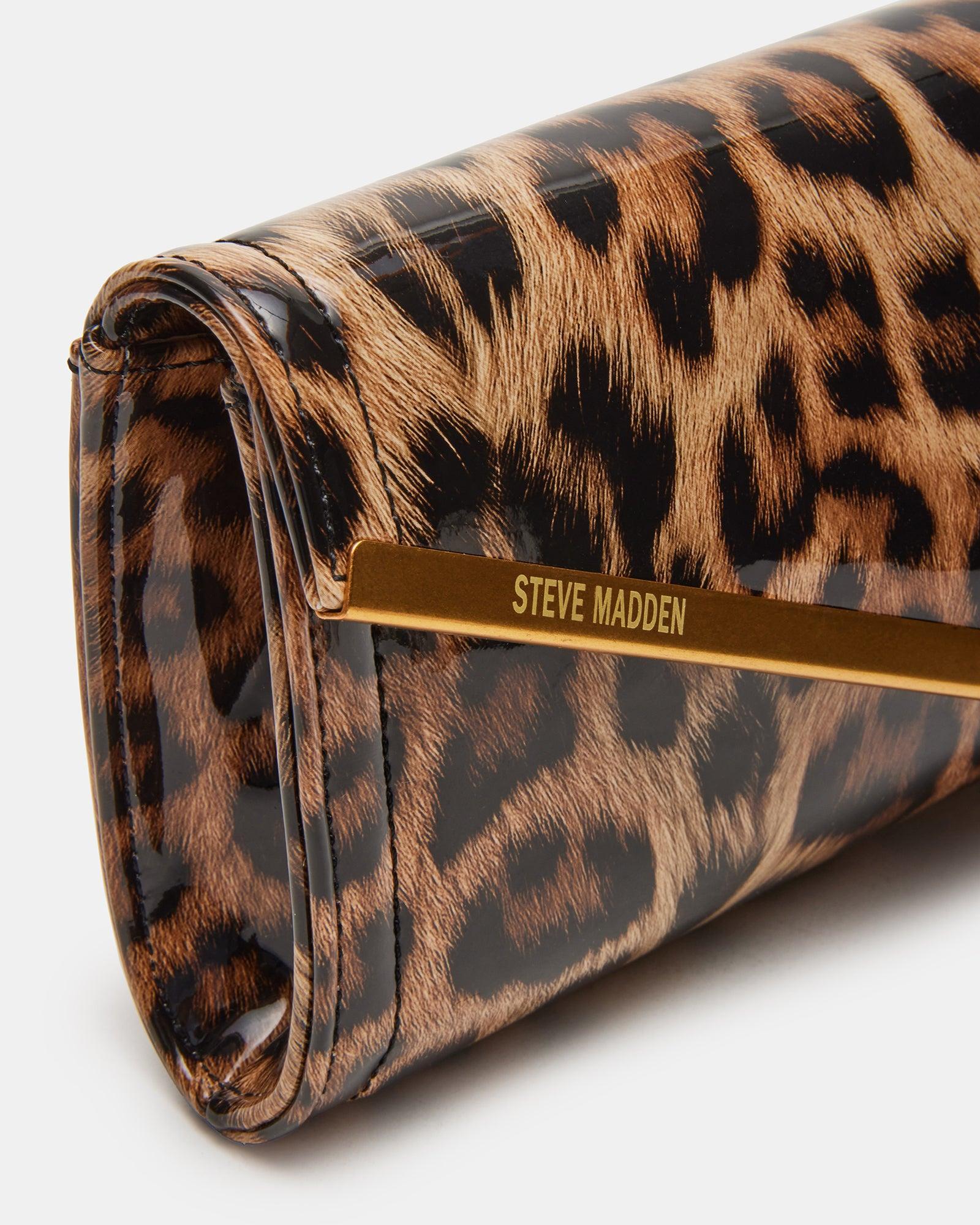 CLUTCHD BAG LEOPARD PATENT Female Product Image