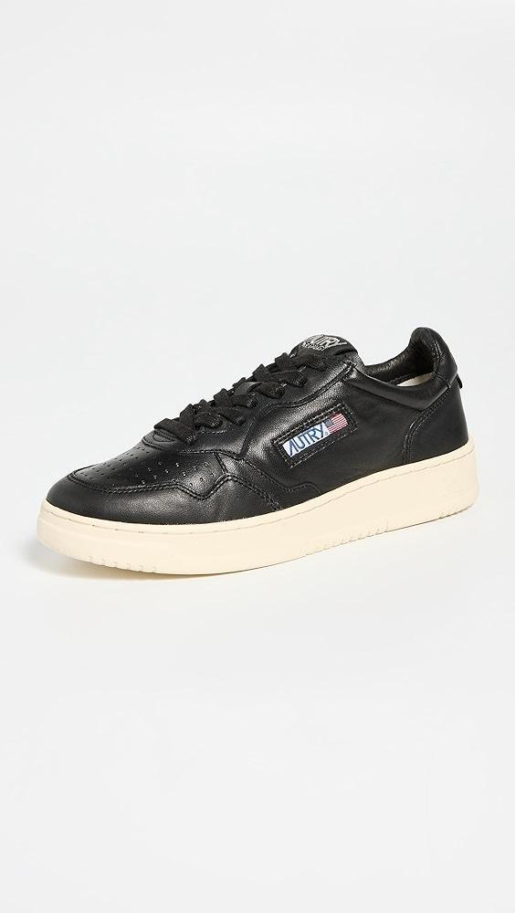 Autry Medalist Low Leather Sneakers | Shopbop Product Image