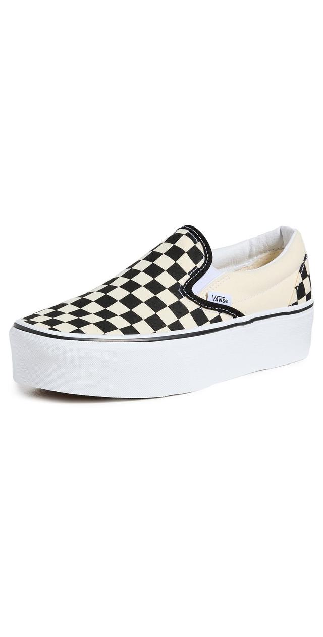 Vans UA Classic Slip-On Stackform Sneakers CheckerboardBlack/ White M 6/ W 7.5 Product Image