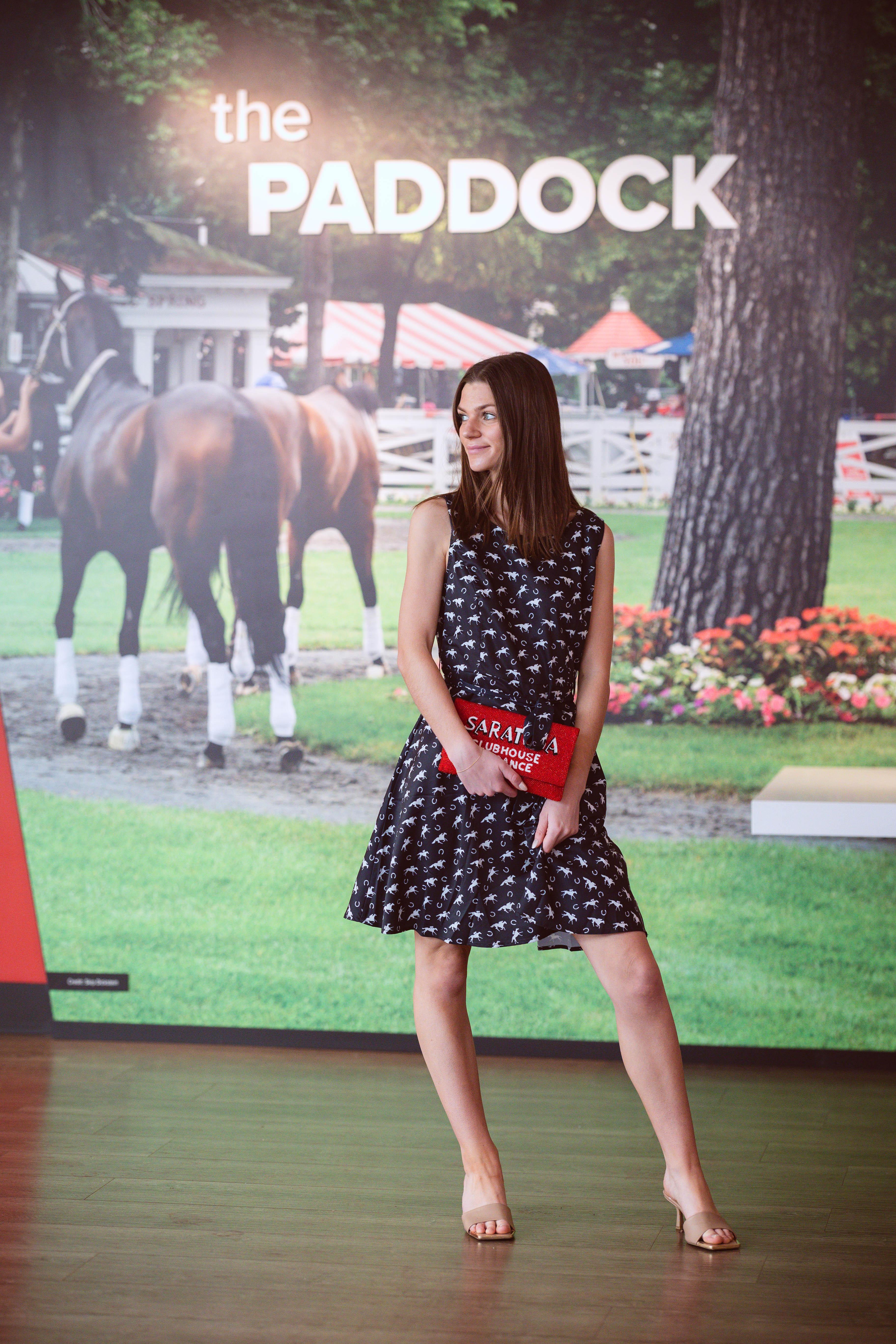 Horse Racing Flare Dress Product Image