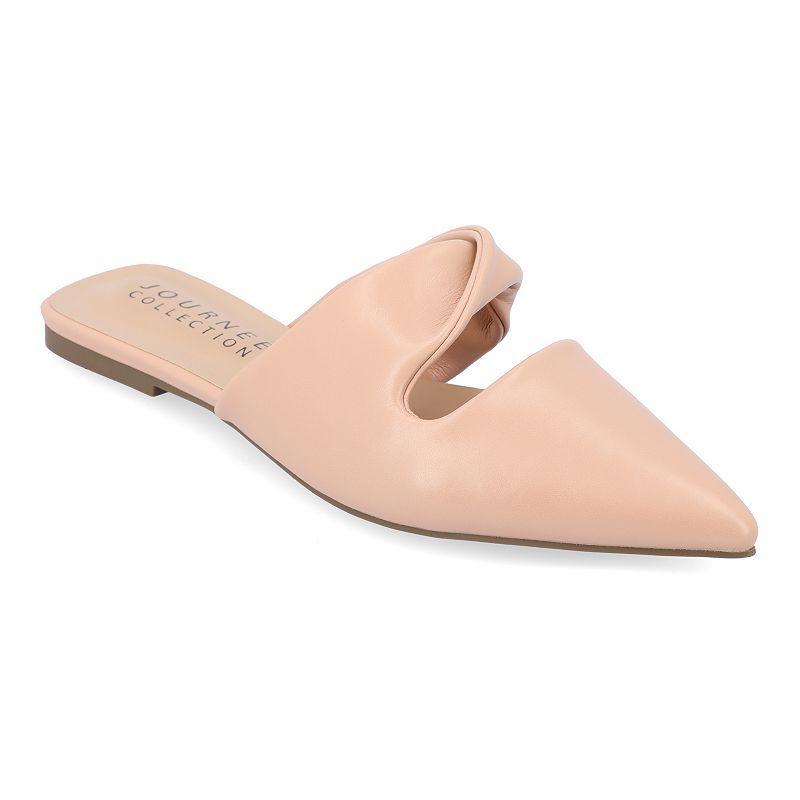 Journee Collection Womens Enniss Twist Pointed Toe Flats Product Image