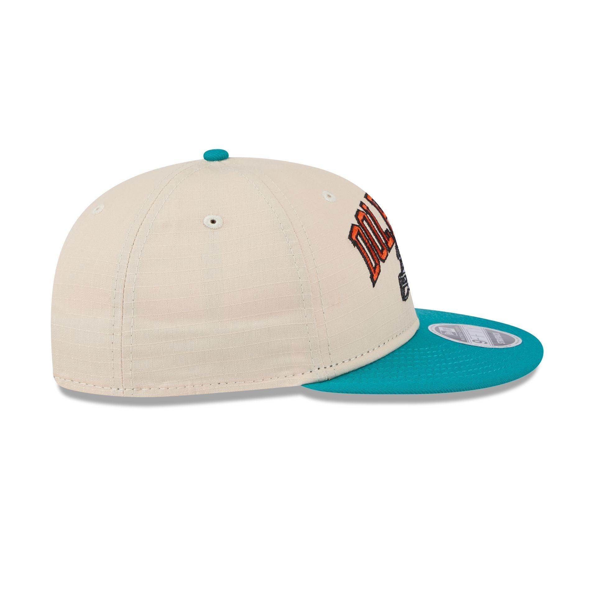 Miami Dolphins Historic Helmet Retro Crown 9FIFTY Snapback Hat Male Product Image