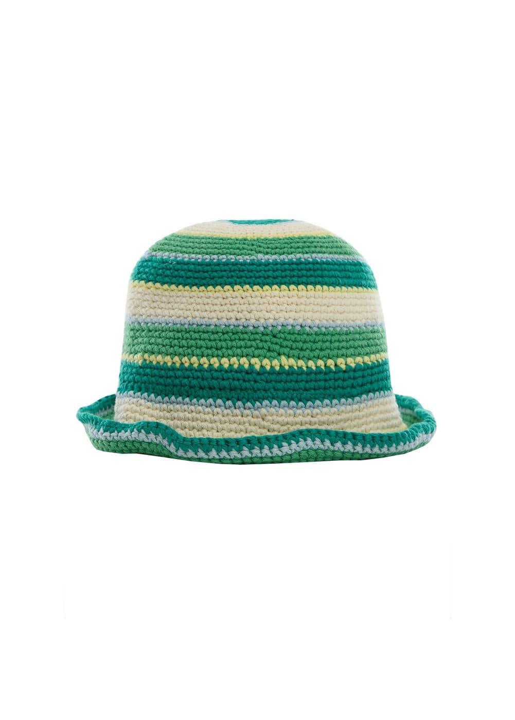 MANGO - Crochet bucket hat - One size - Women Product Image