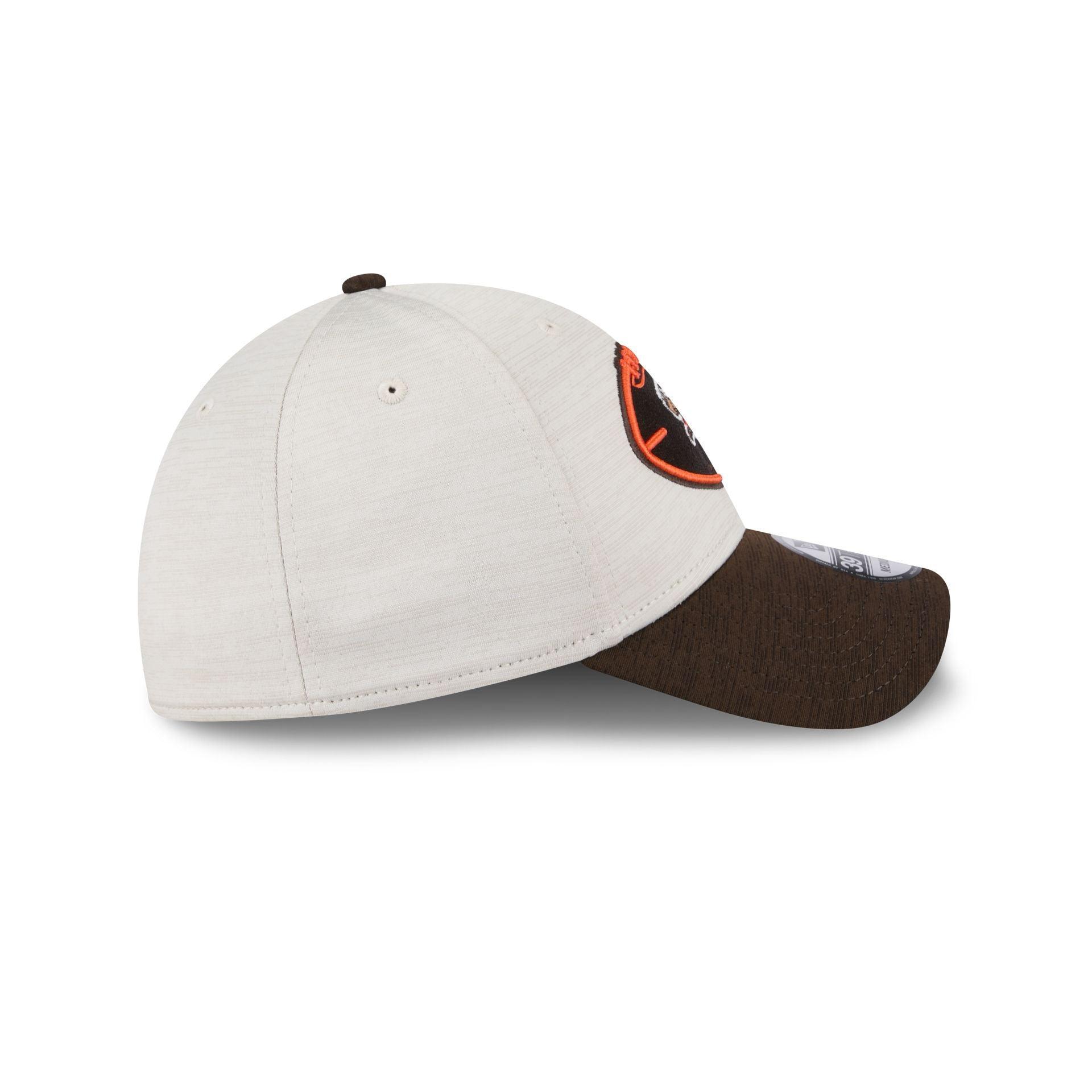 Cleveland Browns 2024 Historic Sideline 39THIRTY Stretch Fit Hat Male Product Image