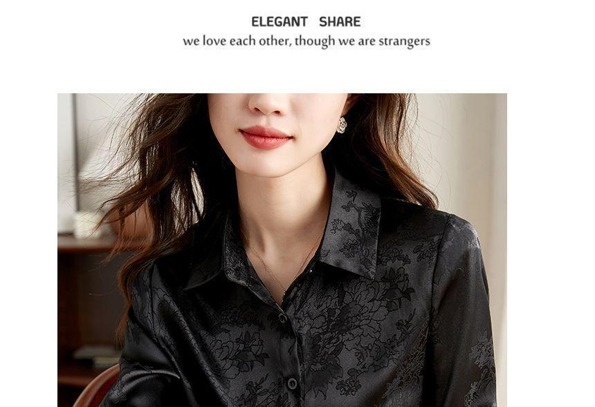 Floral Jacquard Shirt Product Image