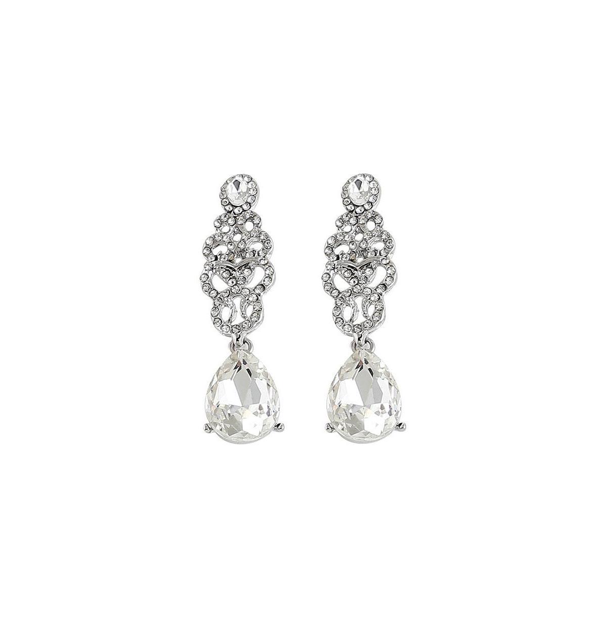 Sohi Womens Dazzling Drop Earrings Product Image