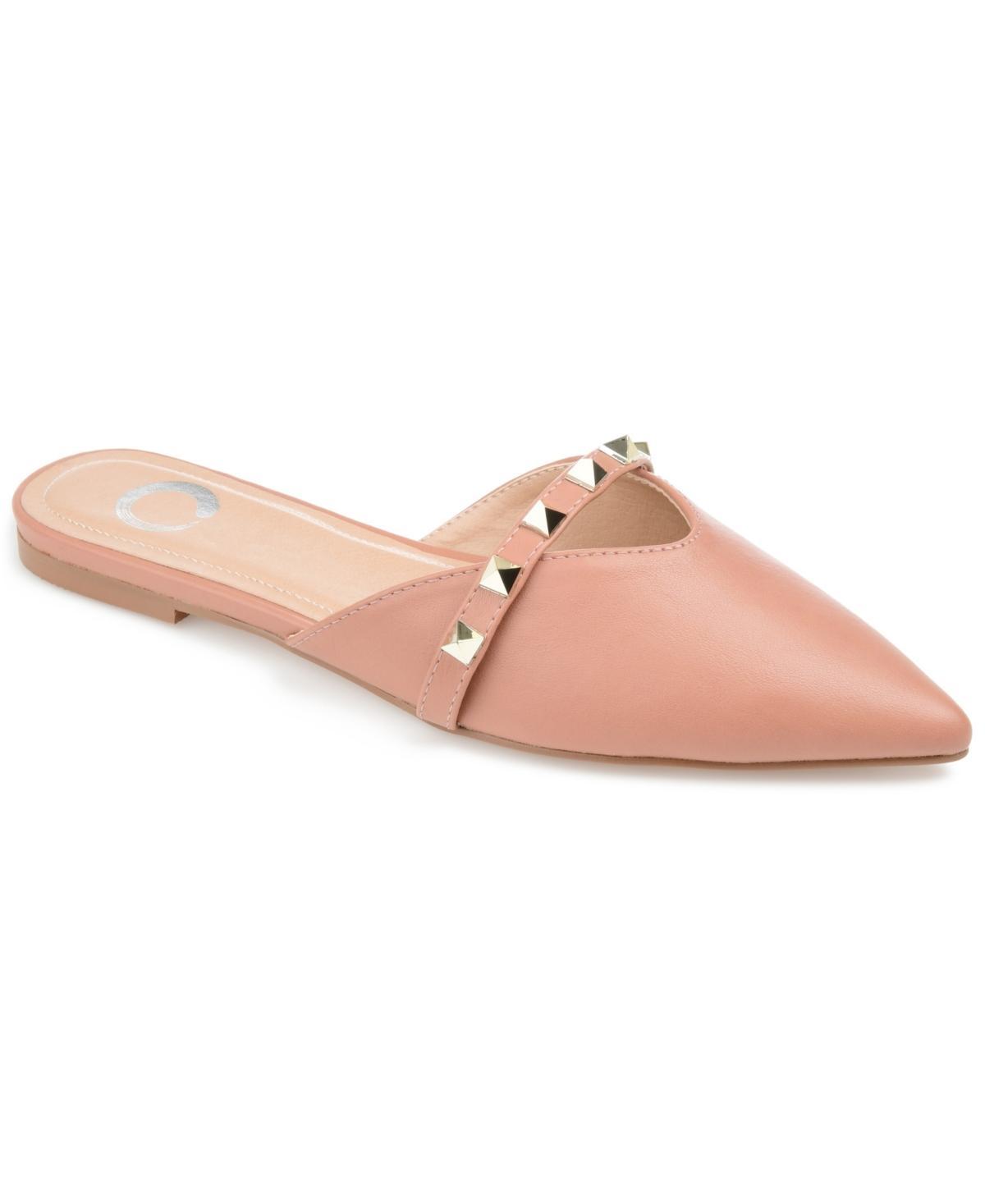 Journee Collection Womens Dreah Studded Pointed Toe Mules Product Image