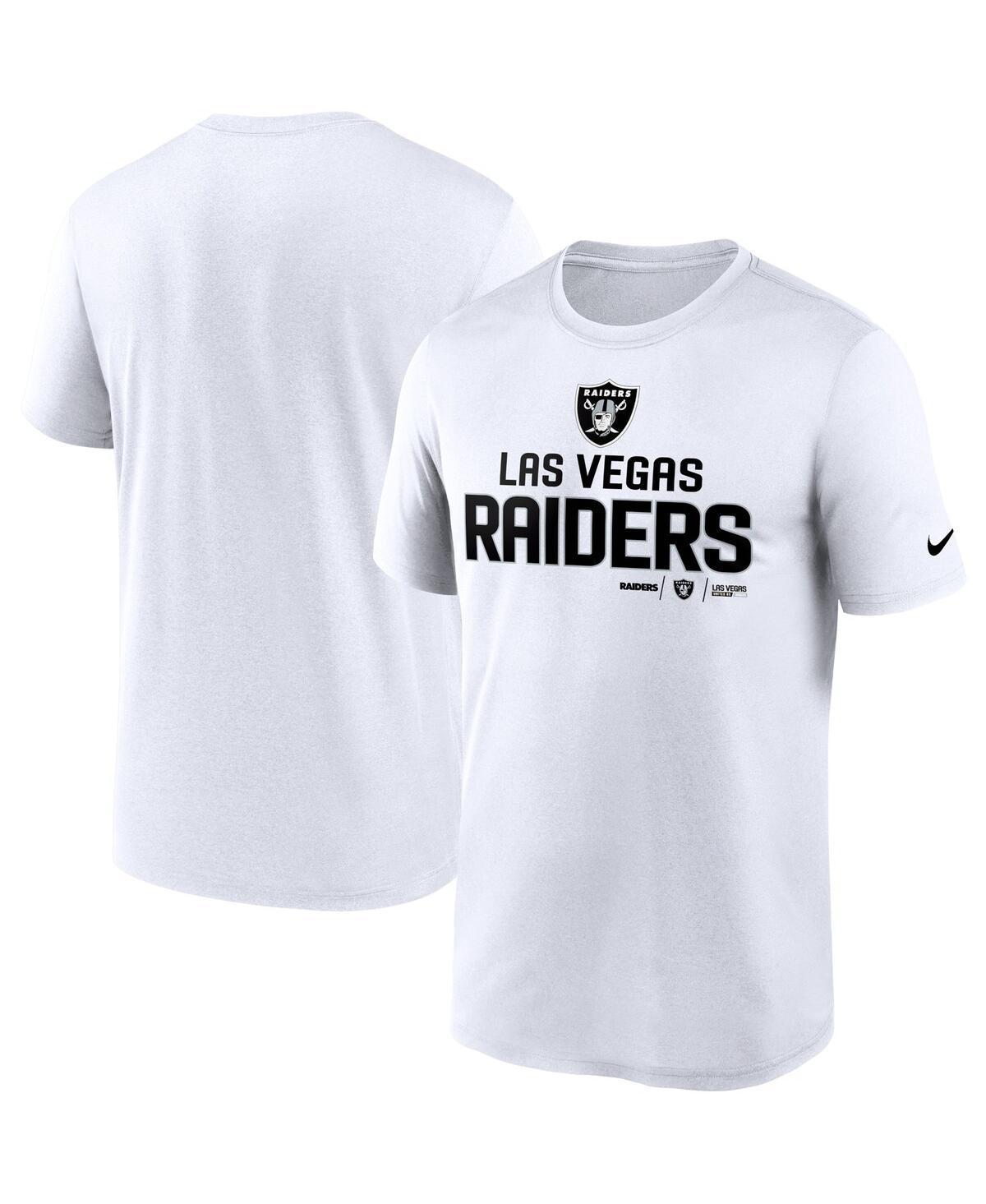 Mens Nike White Las Vegas Raiders Legend Community Performance T-Shirt Product Image