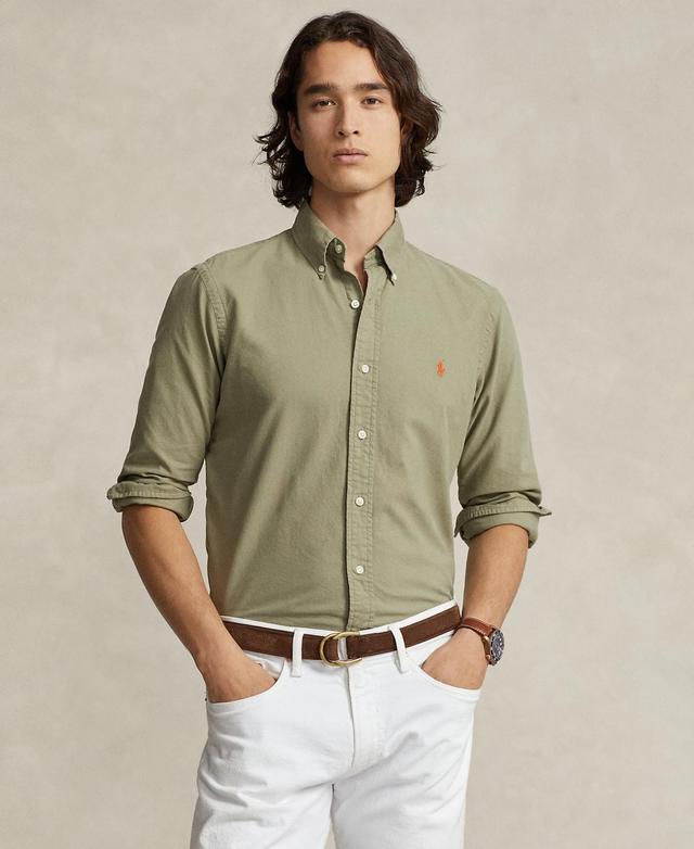 Polo Ralph Lauren Mens The Iconic Cotton Oxford Shirt Product Image