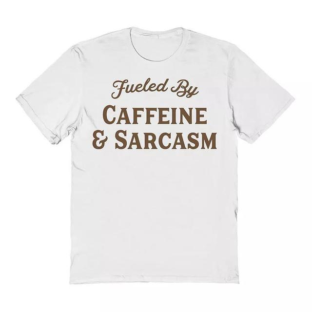 Mens COLAB89 by Threadless Fueled By Caffeine and Sarcasm Graphic Tee Product Image