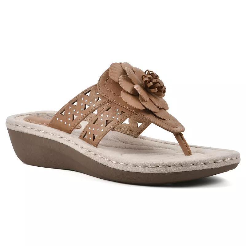 Cliffs by White Mountain Cynthia Womens Thong Sandals Oxford Product Image