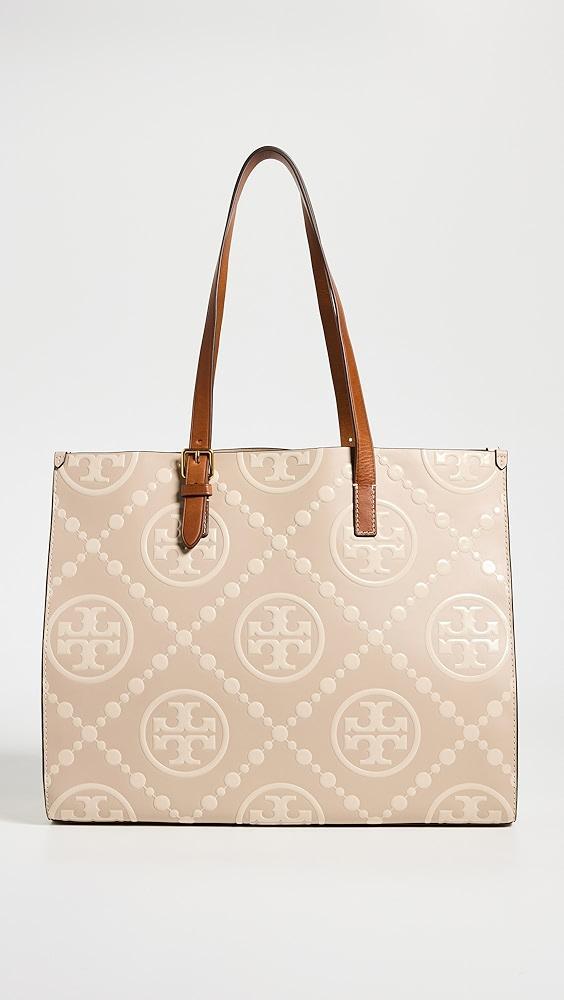 Tory Burch T Monogram Contrast Embossed Tote | Shopbop Product Image