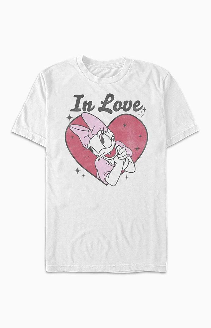 Women's Daisy Duck In Love T-Shirt Product Image