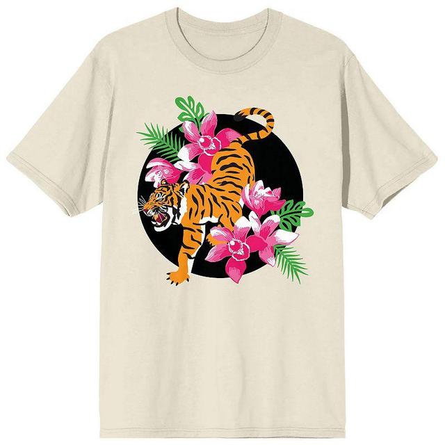 Mens Natural World Tiger Tee White Product Image