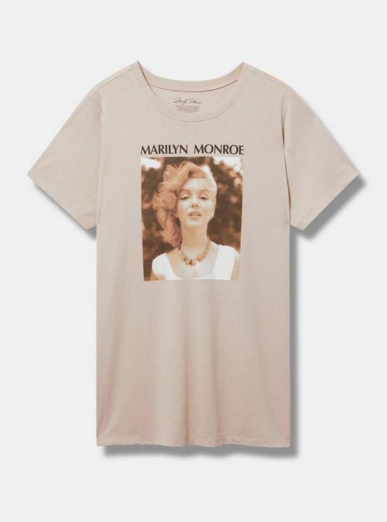 Marilyn Monroe Fit Cotton Crew Tee Product Image