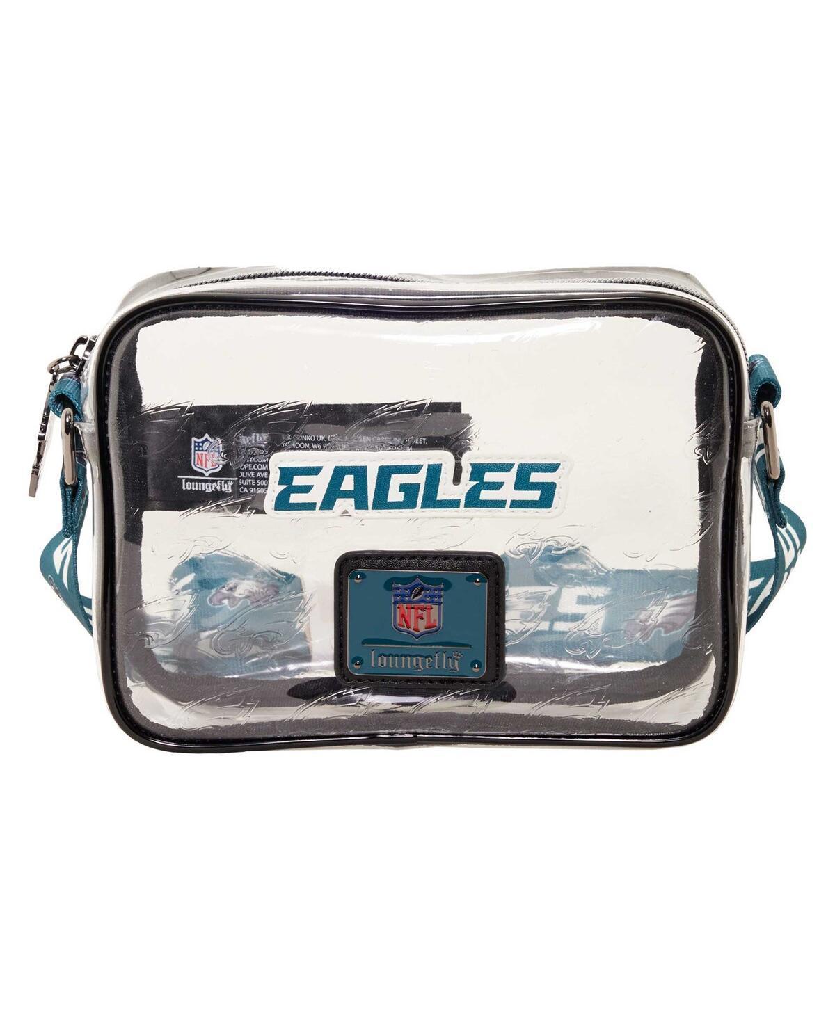 Womens Loungefly Philadelphia Eagles Clear Crossbody Bag Product Image