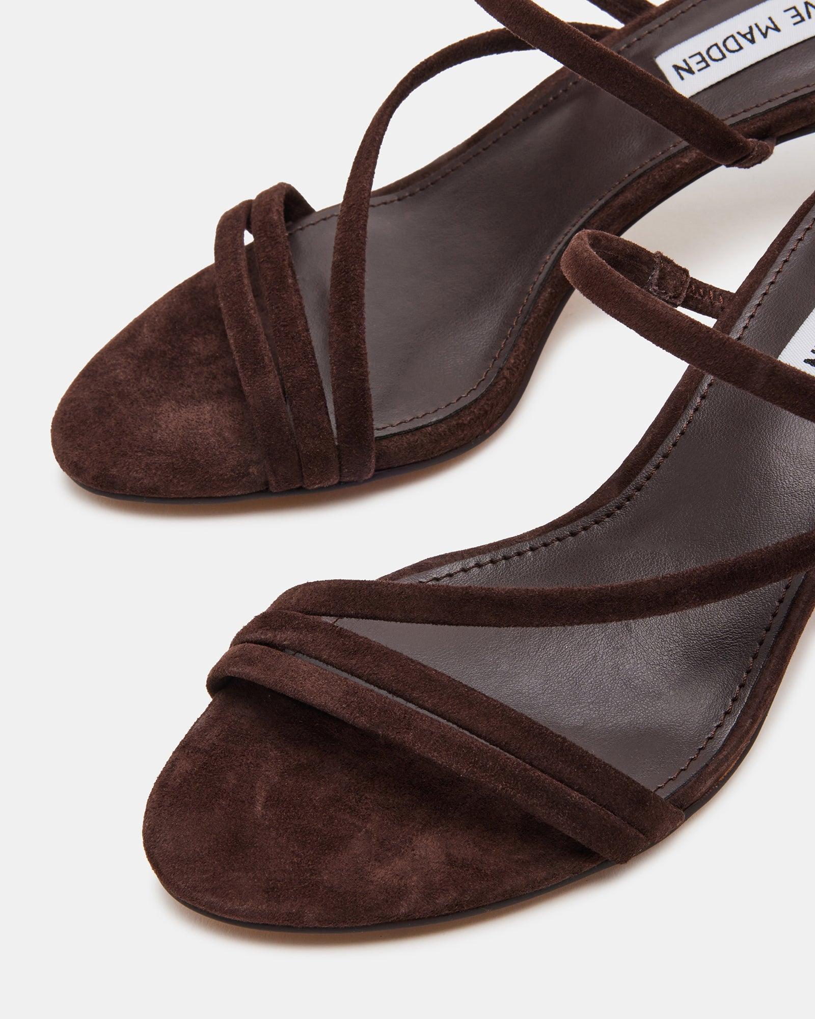 LAMORA CHOCOLATE BROWN SUEDE Female product image