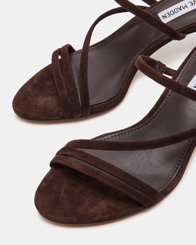 LAMORA CHOCOLATE BROWN SUEDE Female Product Image