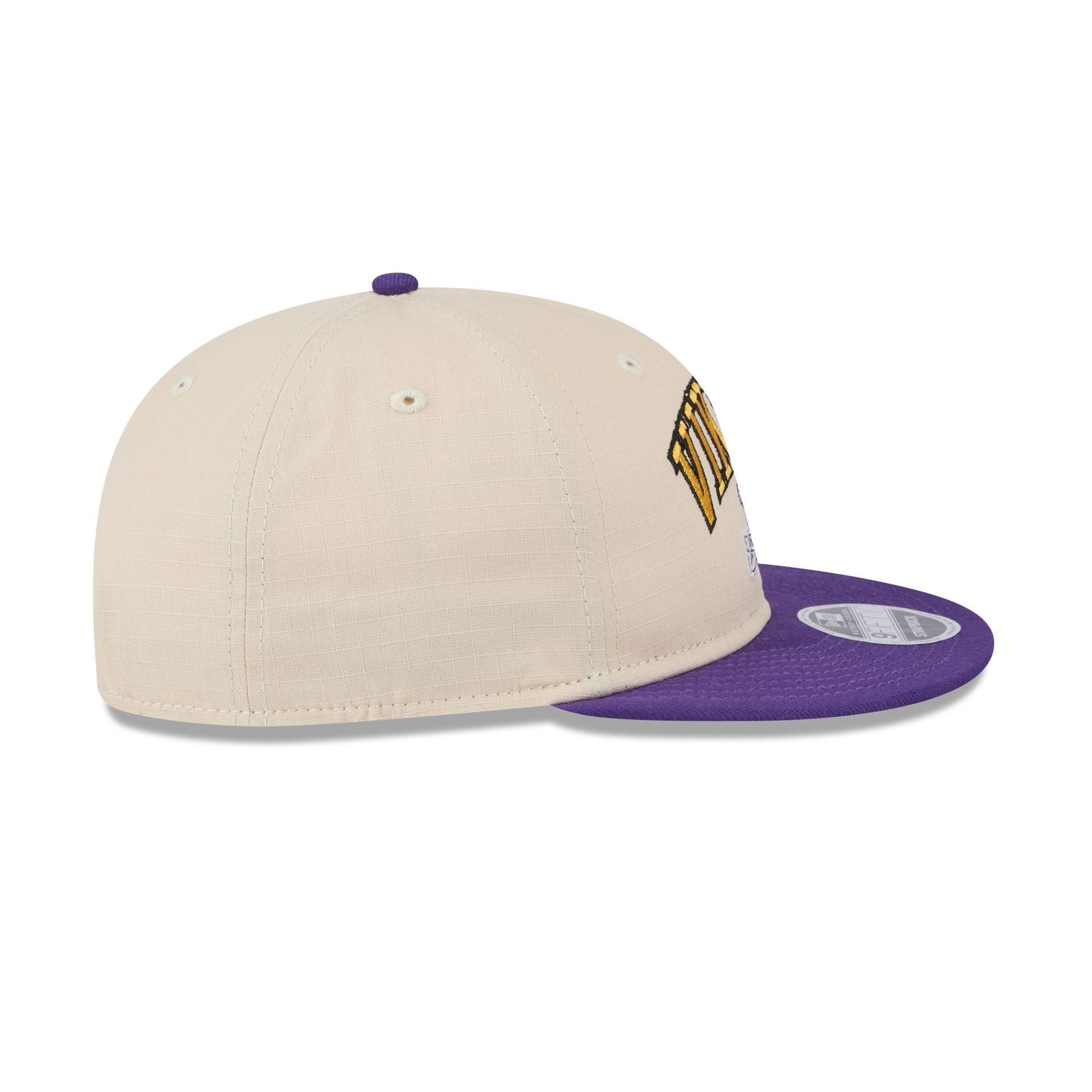 Minnesota Vikings Historic Helmet Retro Crown 9FIFTY Snapback Hat Male Product Image