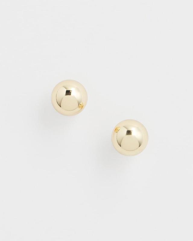 Gold Tone Stud Earrings   Chico's - Gold - Women Product Image