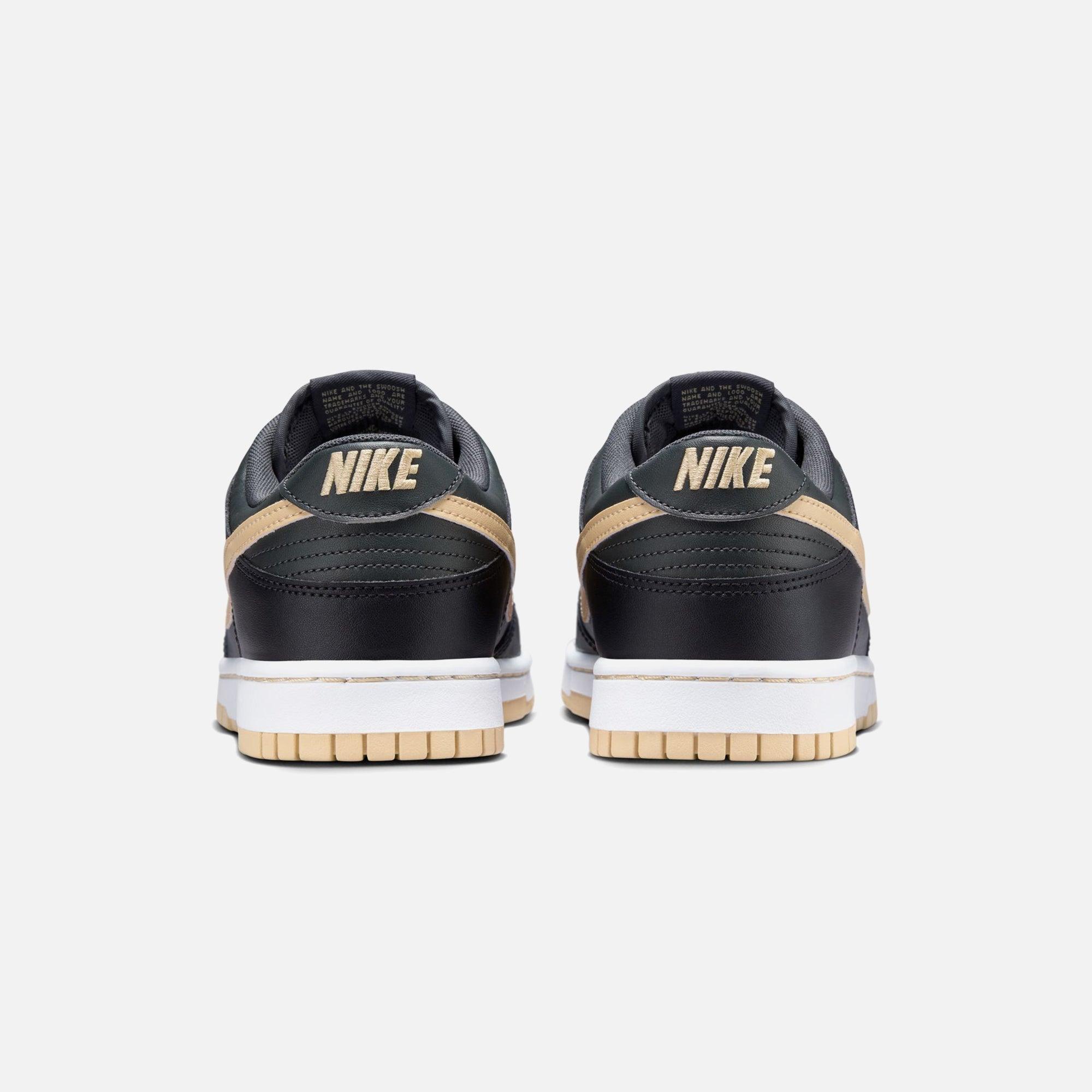 Nike Dunk Low Retro PRM - Low Black / Midnight Navy / Tan Male Product Image