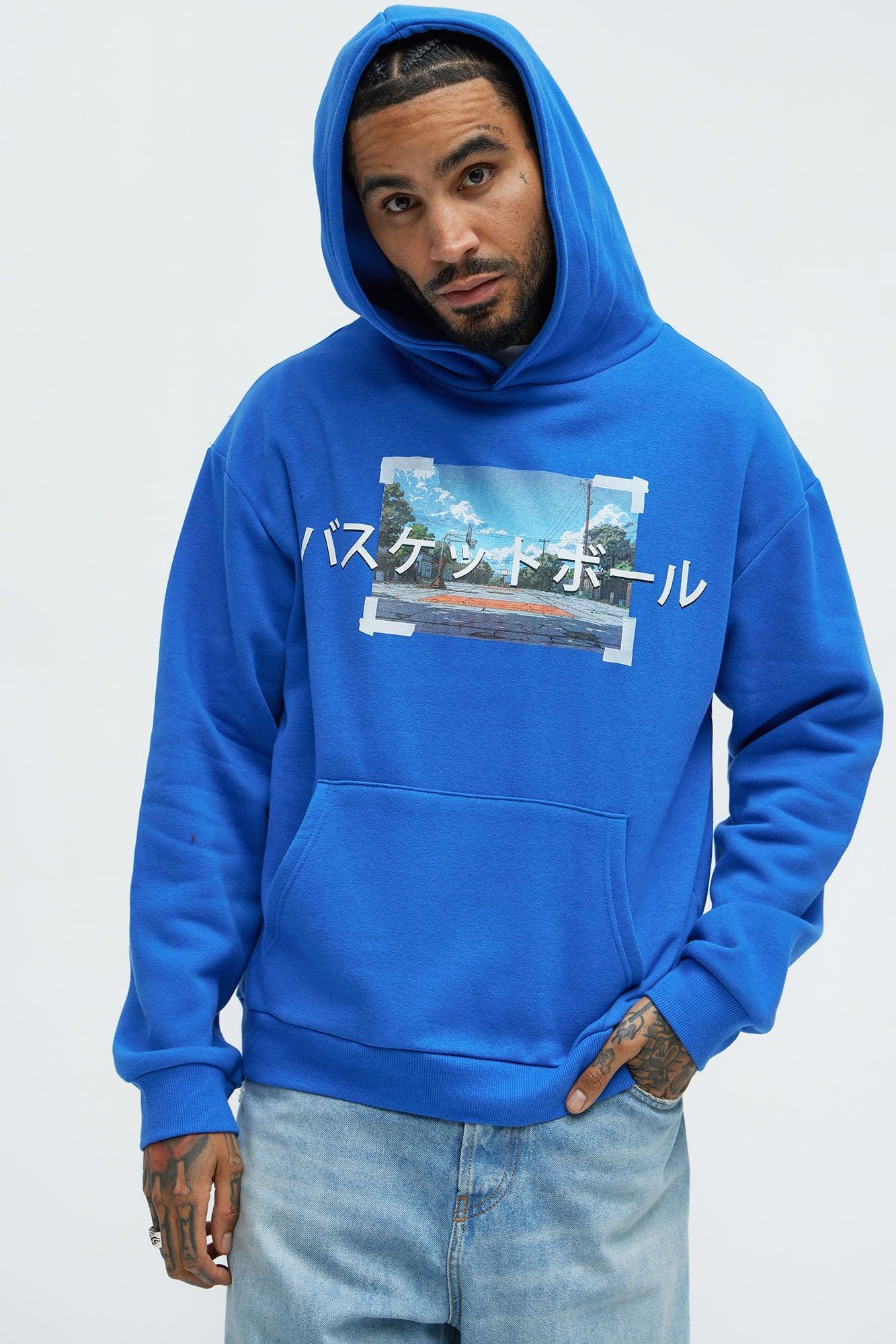 Basketball Anime Hoodie - Blue product image