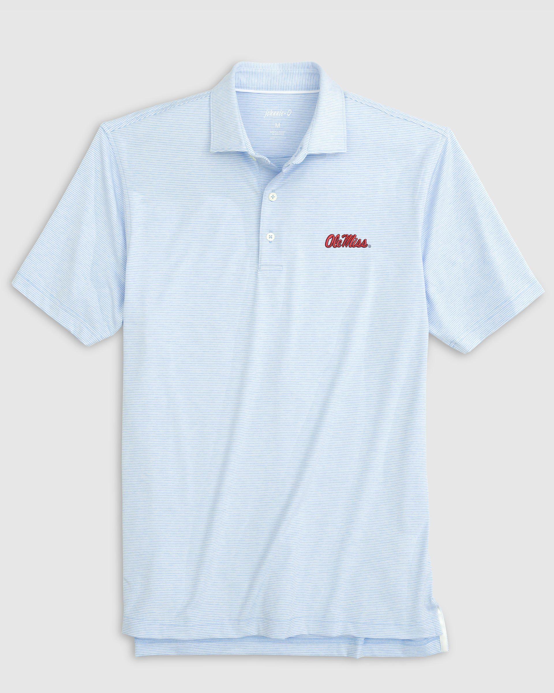 St. Louis Cardinals Lyndonn Striped Jersey Performance Polo - Cooperstown Logo Product Image