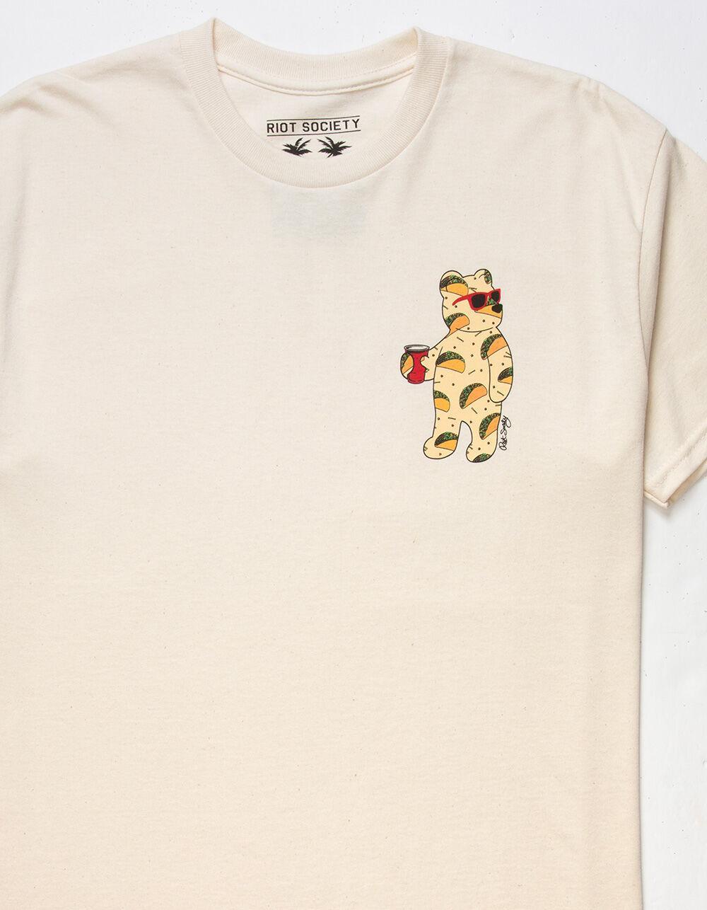 RIOT SOCIETY Taco Bear Mens Tee Product Image