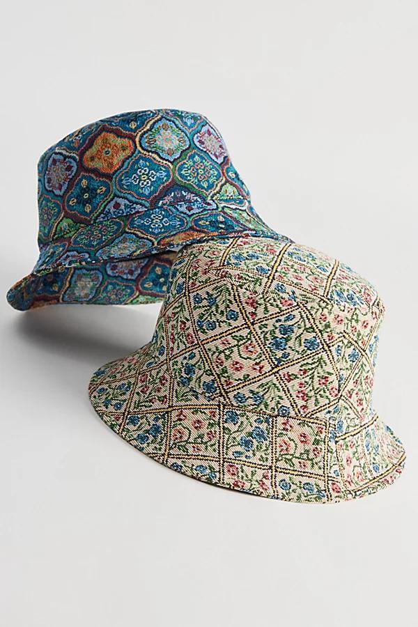 Jacquard Bucket Hat Mens at Urban Outfitters Product Image