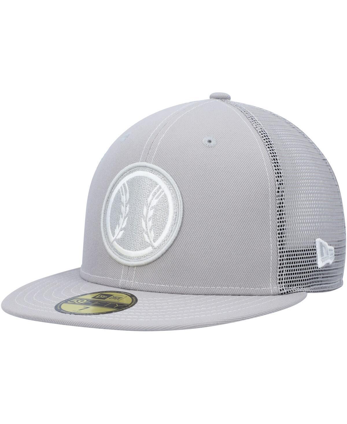 Mens New Era Gray Milwaukee Brewers 2023 On-Field Batting Practice 59FIFTY Fitted Hat Product Image