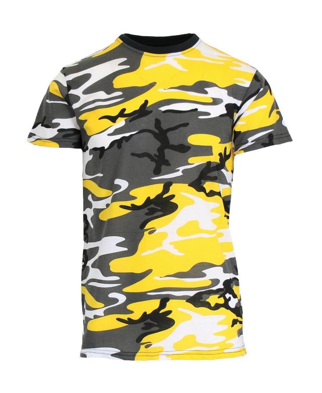 Galaxy By Harvic Mens Camo Printed Short Sleeve Crew Neck T-shirt Product Image