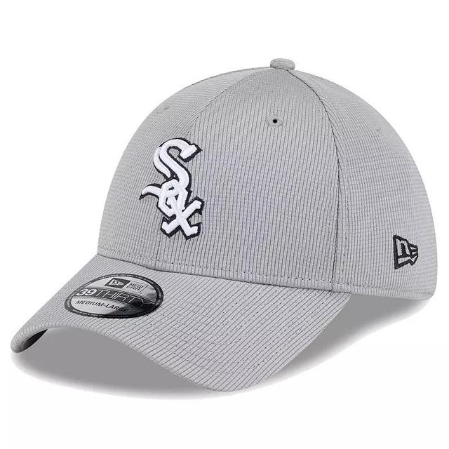 Mens New Era Gray Chicago White Sox Active Pivot 39THIRTY Flex Hat Product Image