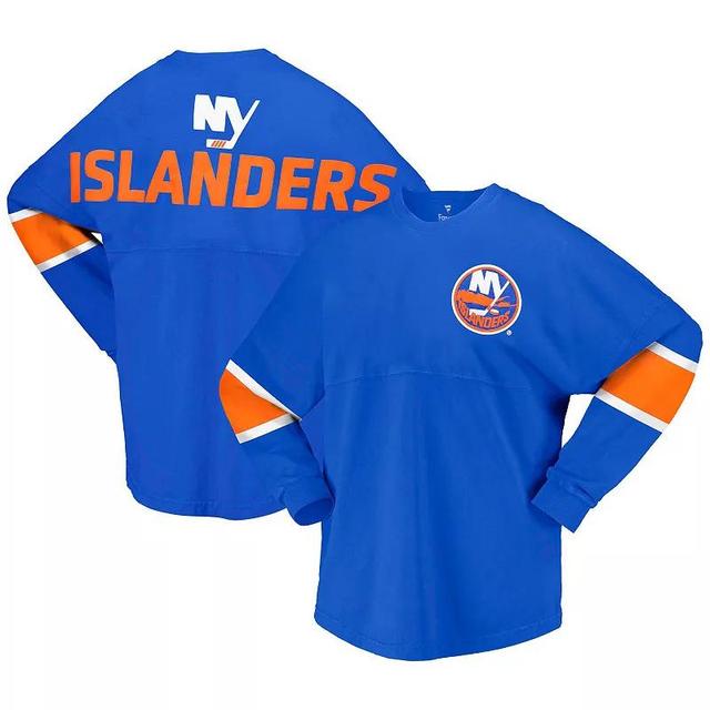 Womens Fanatics Branded Royal New York Islanders Jersey Long Sleeve T-Shirt Product Image