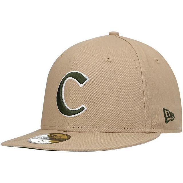 Mens New Era Tan Clemson Tigers Camel & Rifle 59FIFTY Fitted Hat Product Image