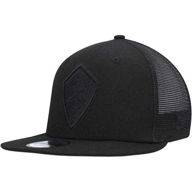 Mens New Era Black Colorado Rapids Logo Classic 9FIFTY Trucker Snapback Hat Product Image