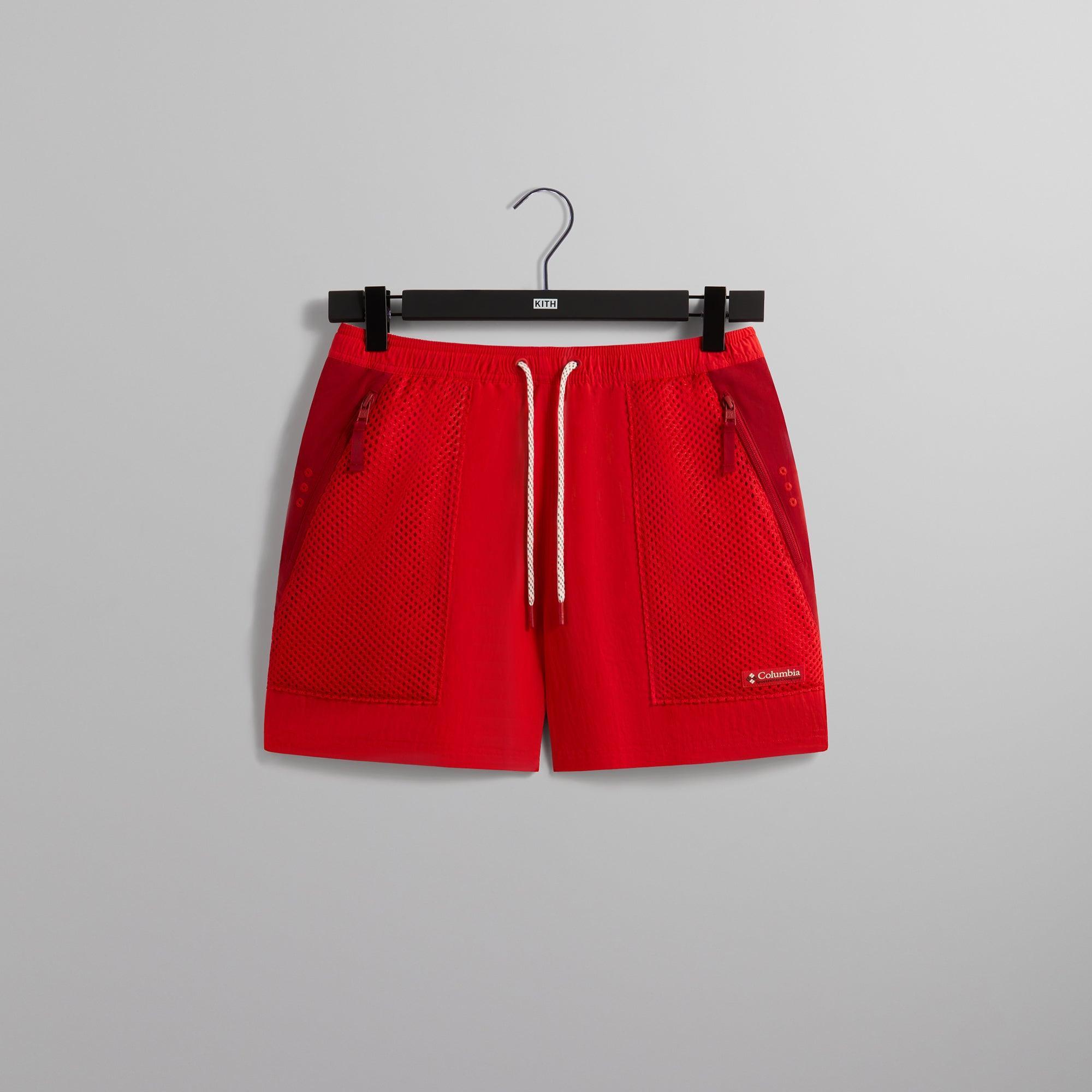 Kith for Columbia Wind Short - Red Velvet Male Product Image