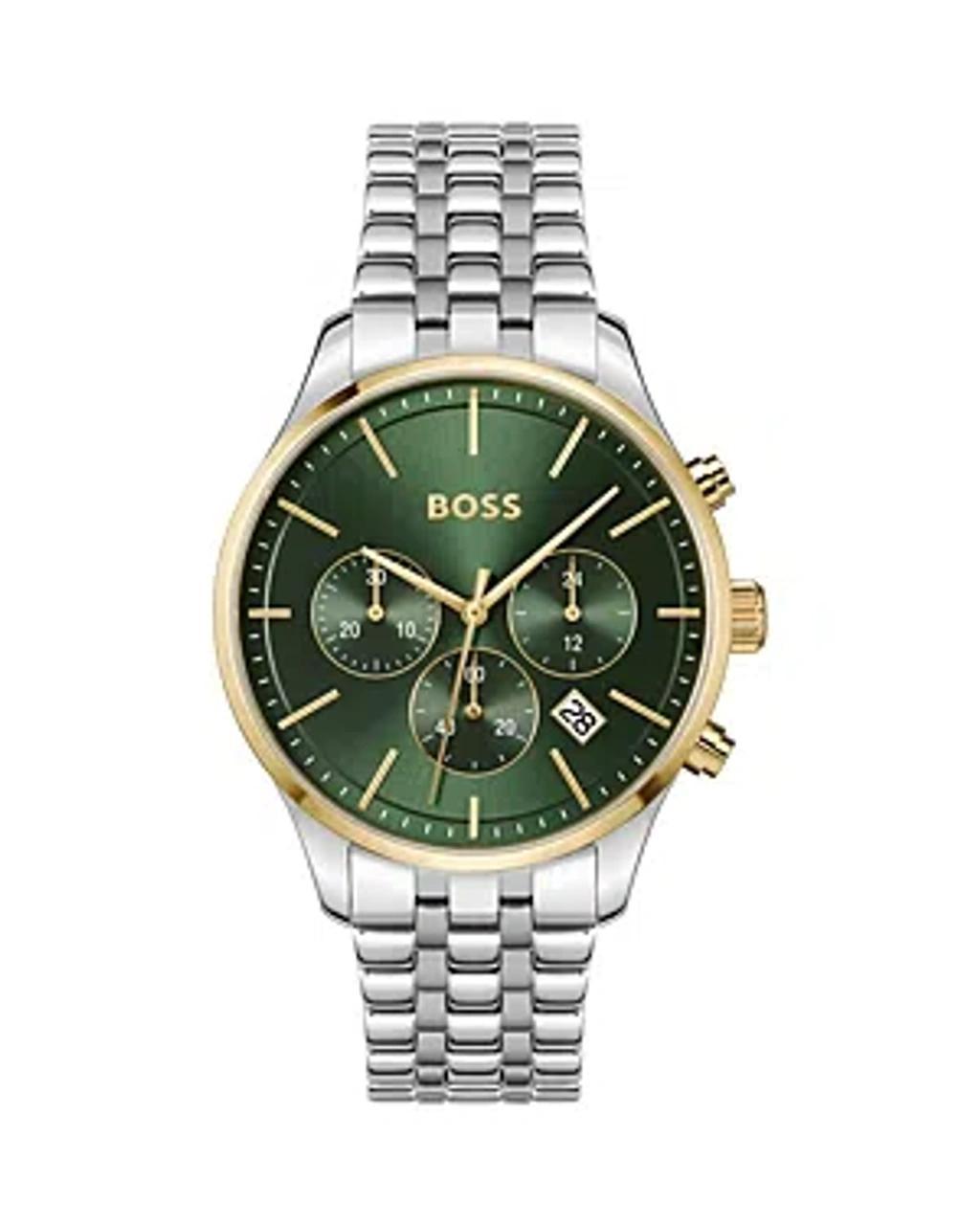 Hugo Boss Mens Chronograph Avery Stainless Steel Bracelet Watch 42mm Product Image