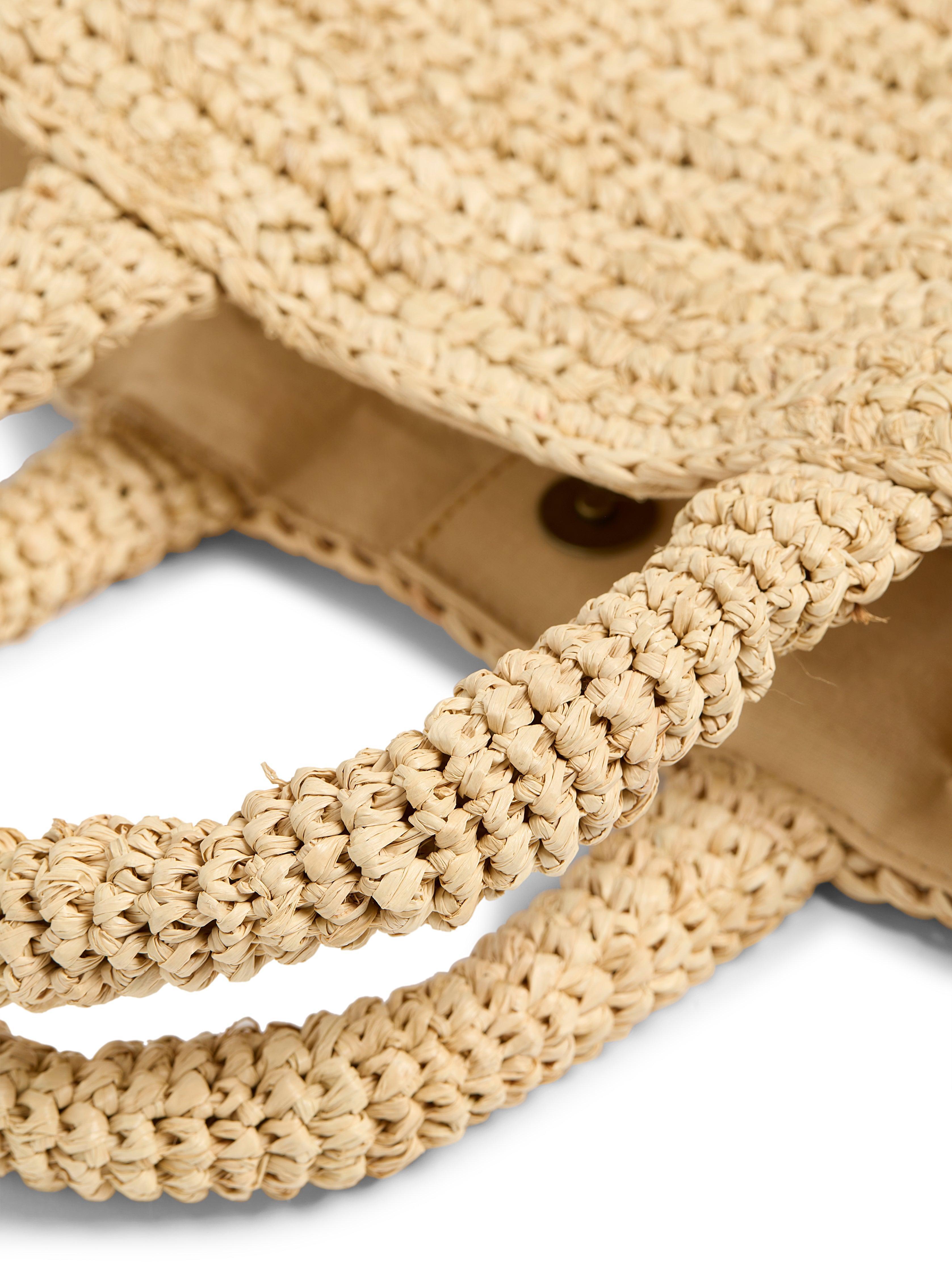 Raffia Cross Body Bag - Natural Female Product Image