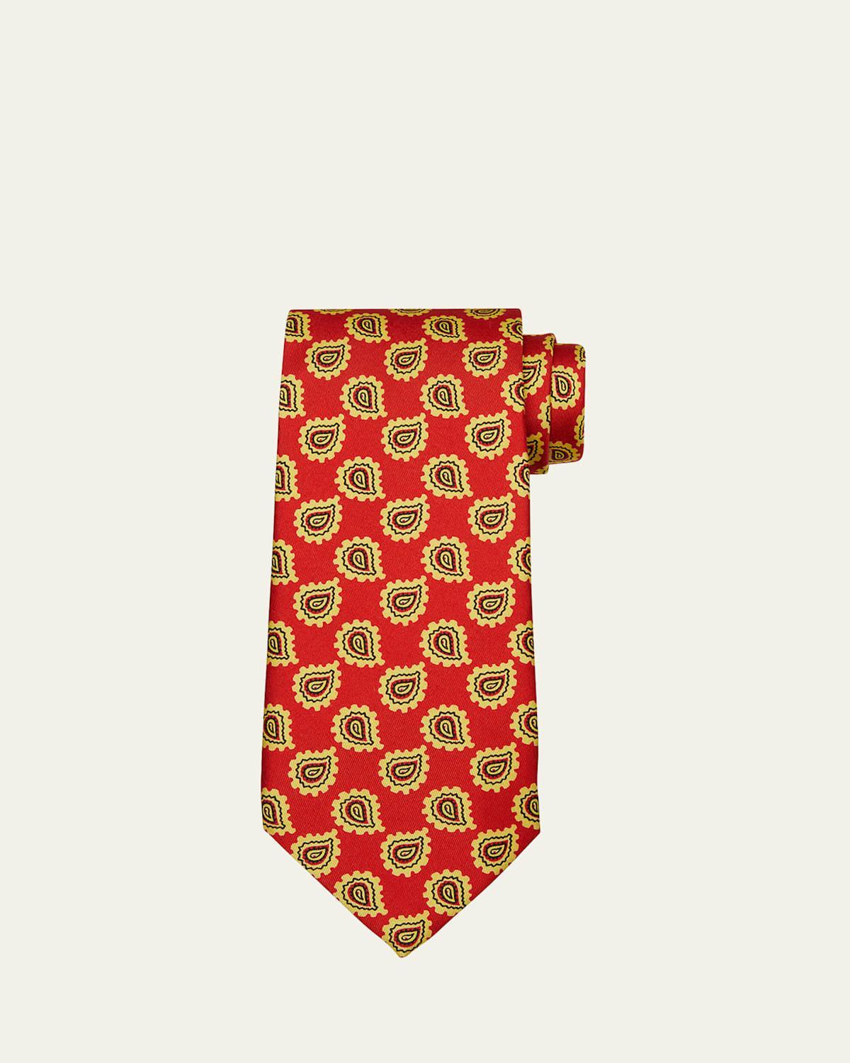 Mens Archivio 3-Fold Silk Tie Product Image