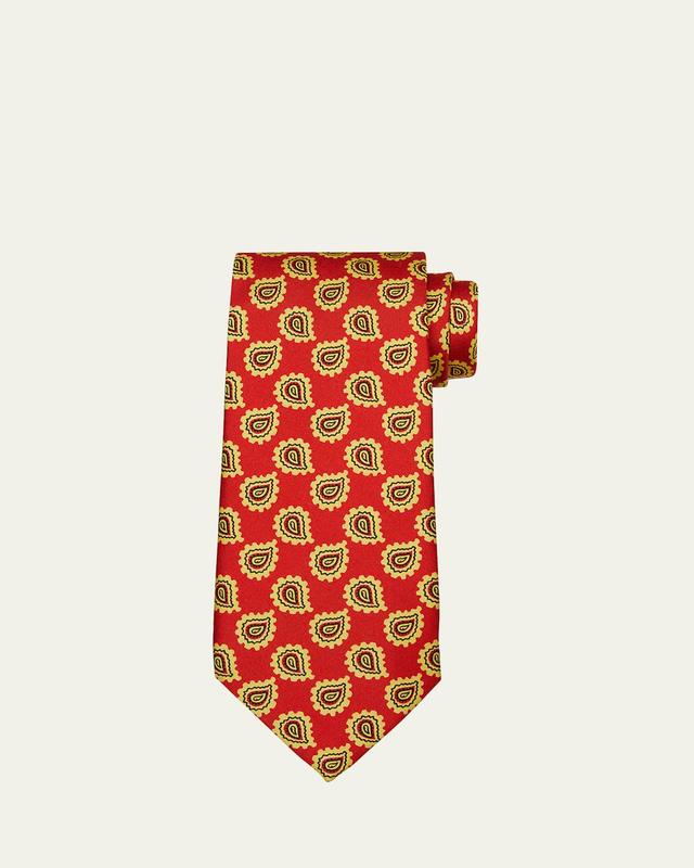 Mens Archivio 3-Fold Silk Tie Product Image