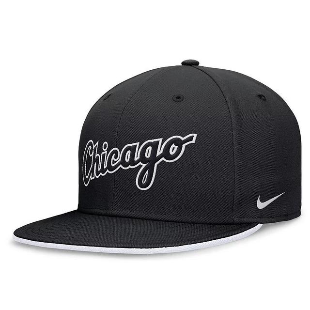 Chicago White Sox Primetime True Nike Men's Dri-FIT MLB Fitted Hat Product Image