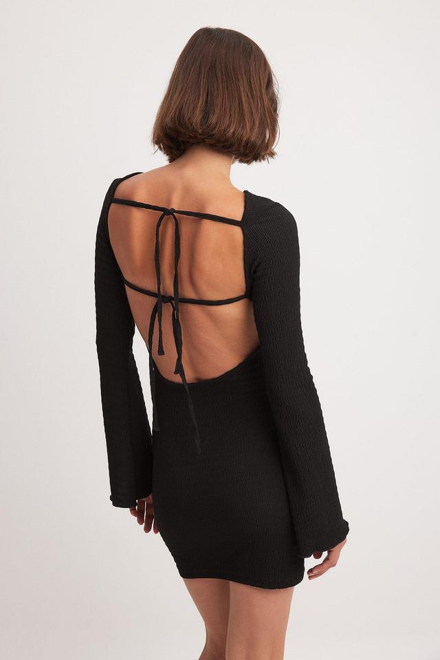 Structured Open Back Mini Dress Product Image