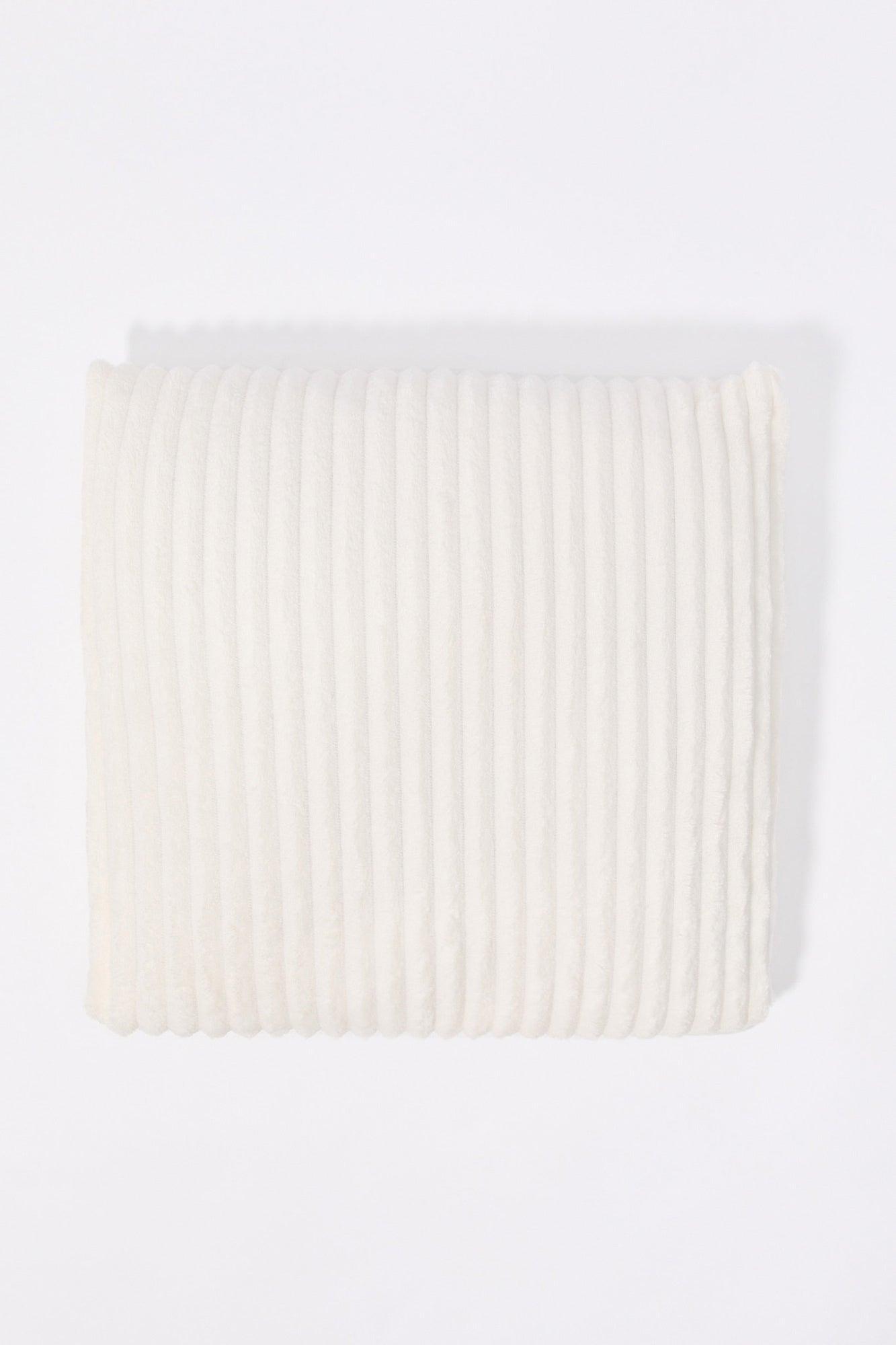 Ribbed Faux Fur Pillow Female Product Image