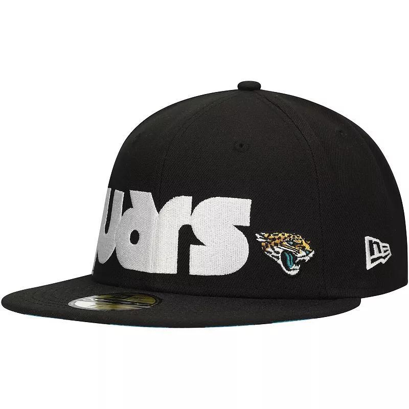 Mens New Era Jacksonville Jaguars Checkered Undervisor 59FIFTY Fitted Hat Product Image