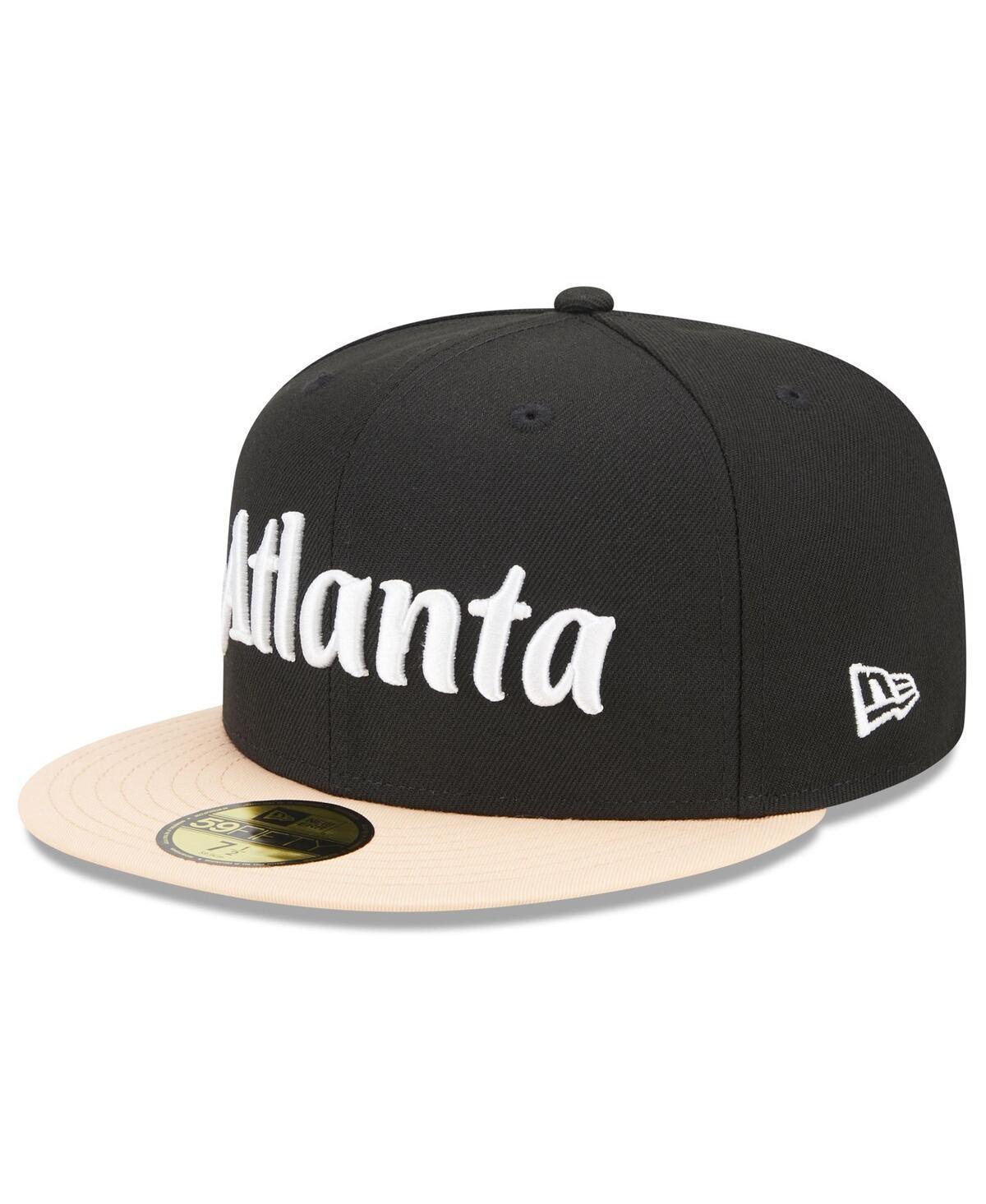 Mens New Era Atlanta Hawks 2022/23 City Edition Official 59FIFTY Fitted Hat Product Image