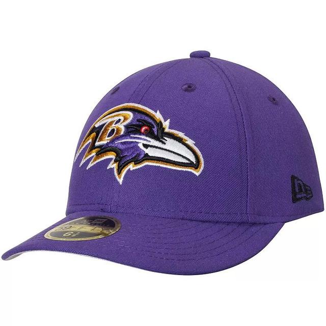 Mens New Era Baltimore Ravens Omaha Low Profile 59FIFTY Structured Hat Product Image