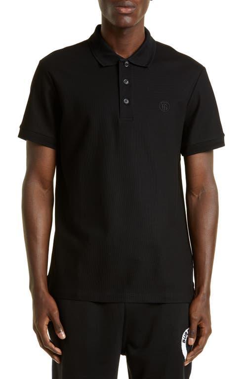 burberry Mens Eddie TB Monogram Cotton Polo Product Image