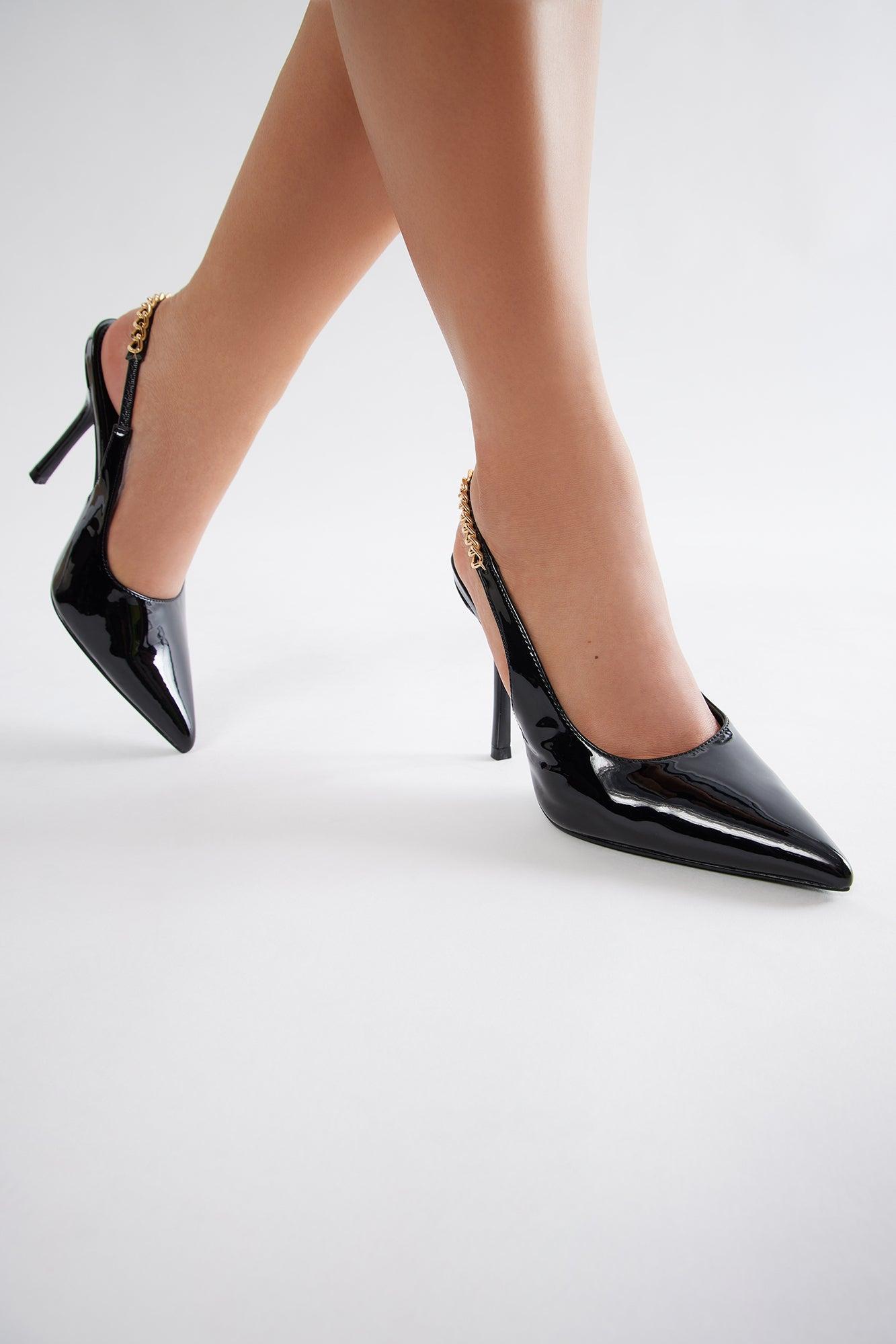 Vincent Slingback Pumps - Black Product Image