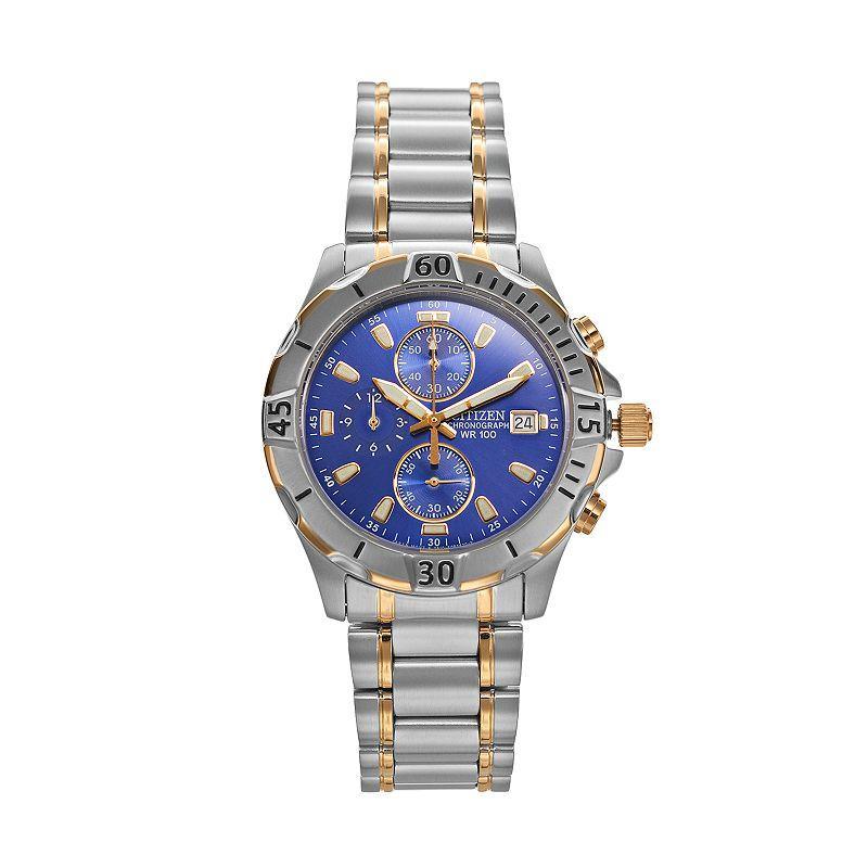 Citizen Mens Two Tone Stainless Steel Chronograph Watch - AN3394-59L Product Image